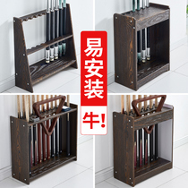 Billiard Cue Placement Rack Billiard Cue Cabinet Placement Rack Leaning Rod Instrumental Billiard Accessories Stand Pole Bracket Ground Release Lever Shelf