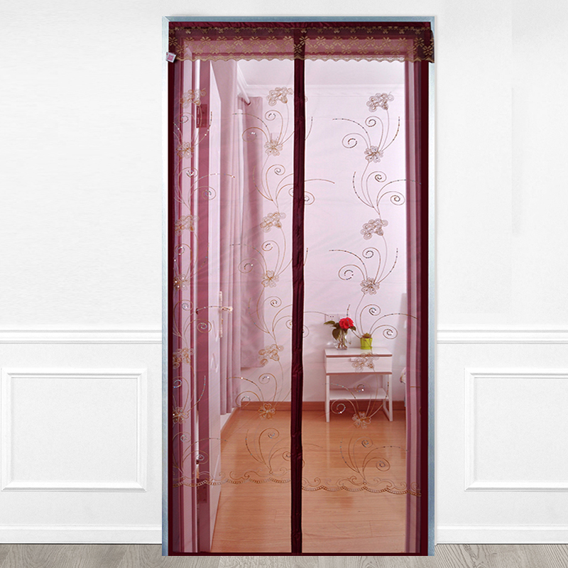 魔术贴防蚊门帘夏季家用磁铁对吸高档磁性纱门纱窗卧室隔断免打孔