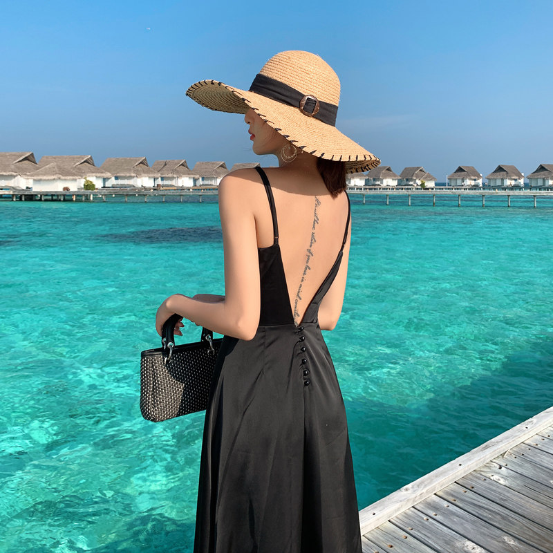 岛歌夫人马尔代夫海边度假女沙滩裙 岛歌夫人连衣裙