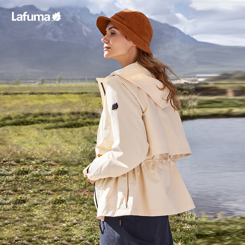 LAFUMA乐飞叶户外通勤防水透湿冲锋衣女士休闲连帽风衣夹克外套,淘宝优惠券,粉丝福利购,淘宝优惠卷