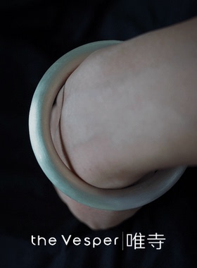 圆条空心手镯999银高级生日礼物