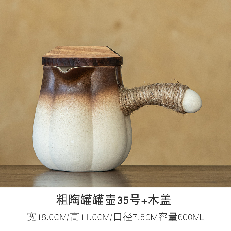 带盖围炉煮茶壶家用室内云南罐罐奶茶摆摊煮茶器陶壶烤奶茶罐煮奶 - 图3