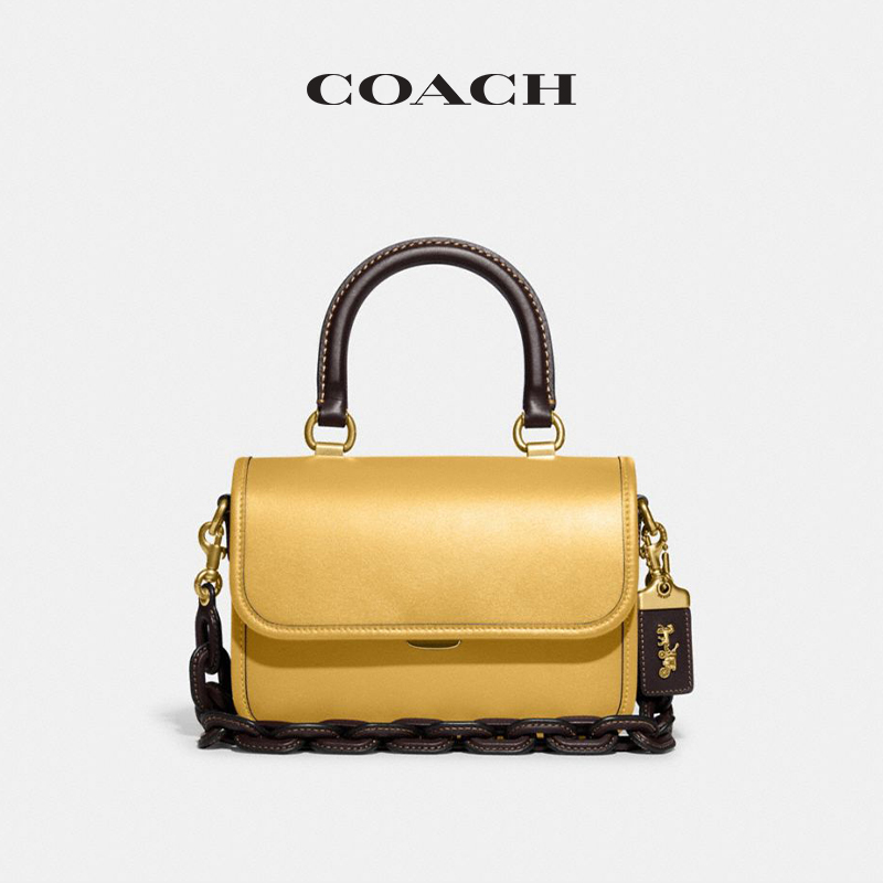 COACH/蔻驰女士拼色ROGUE顶部手柄手袋斜挎包手提包 - 图0