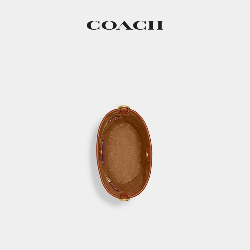 COACH/蔻驰女士马车图案印花DAKOTA 16号水桶包 - 图3