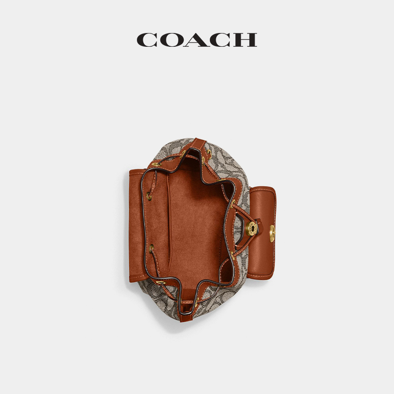 COACH/蔻驰女士经典标志RIYA 21号双肩包-图2