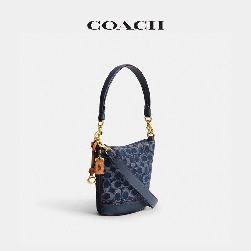 【新品】COACH/蔻驰女士经典DAKOTA 16号水桶包 - 图2