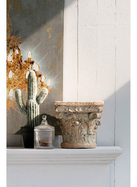 热销欧美复古风样板间茶几罗马柱