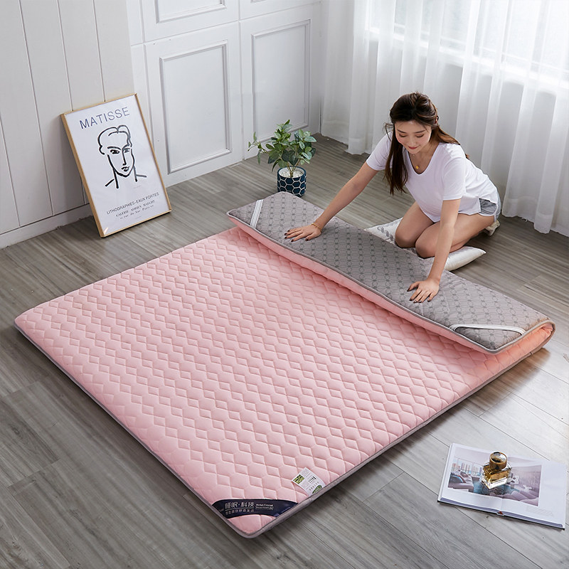 睡垫凉感丝加厚软垫褥垫海绵床垫 彩娅床垫/床褥/床护垫/榻榻米床垫