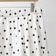 Fat mm plus size women's polka dot carrot pants summer loose casual pants ເກົ້າຈຸດ