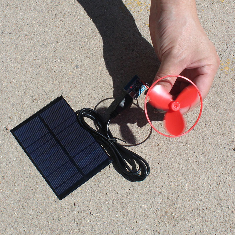 太阳能科学实验光伏发电风力船充电电池模型灯马达玩具小车材料包 - 图2