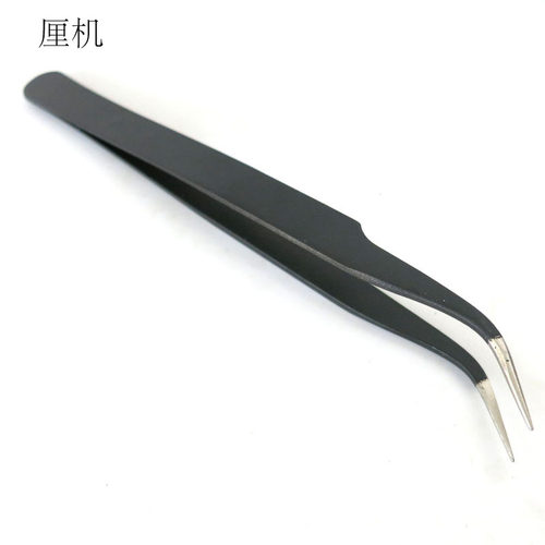 防静电六件套镊子 尖头弯头圆头夹持工具 手工DIY便携式聂子捏子 - 图3