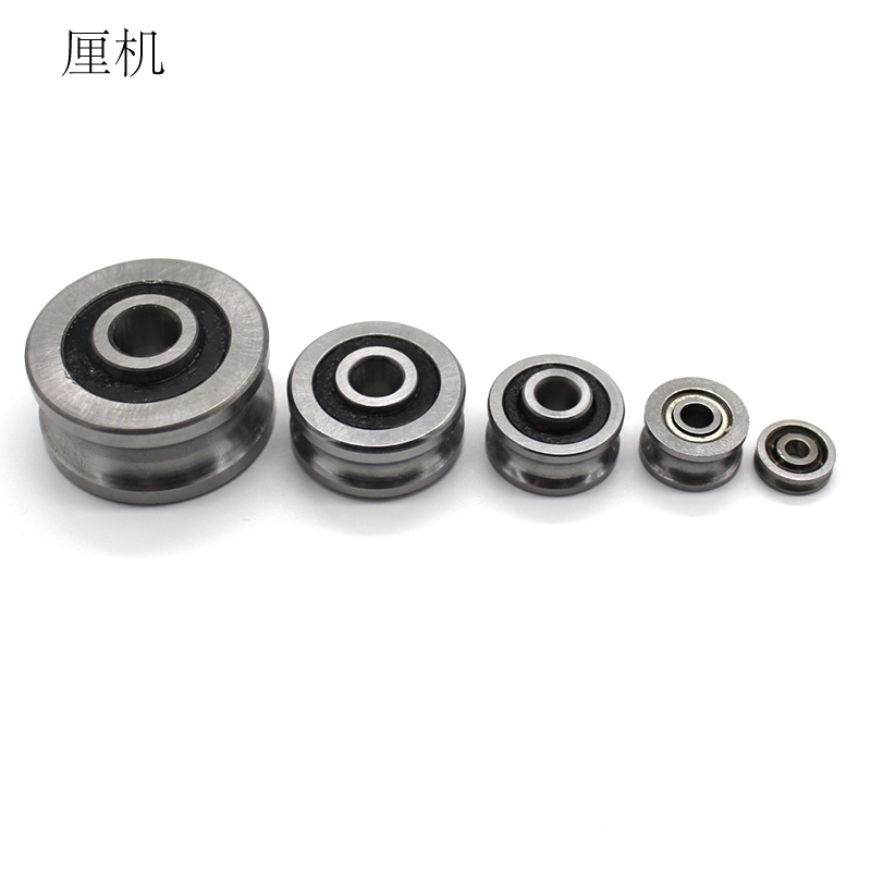 V型U型轴承皮带轮 滑动轴承机械传动配件 自制滑动装置金属皮带轮 - 图0