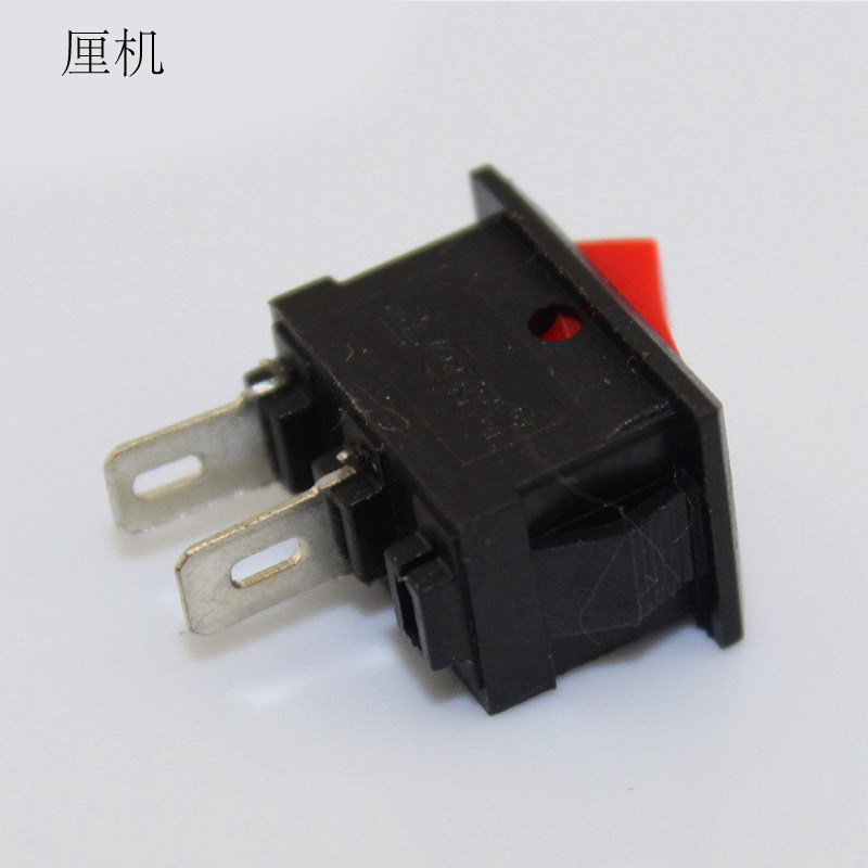 船型开关两档两脚按扭开关DIY小制作配件2脚单控电源电路控制开关 - 图1