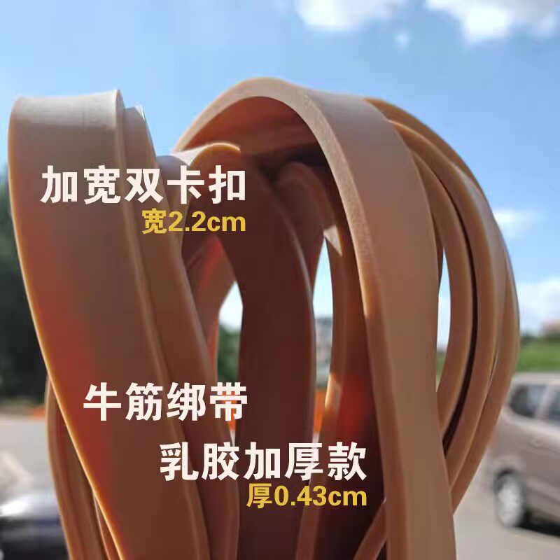 Electric bicycle motorcycle straps tie rope elastic tie belt high elastic rope thickened beef tendon glue durable