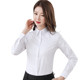 Business wear warm work clothes plus velvet white shirt
