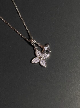 Vintage古著  【Double silver】 項鍊
