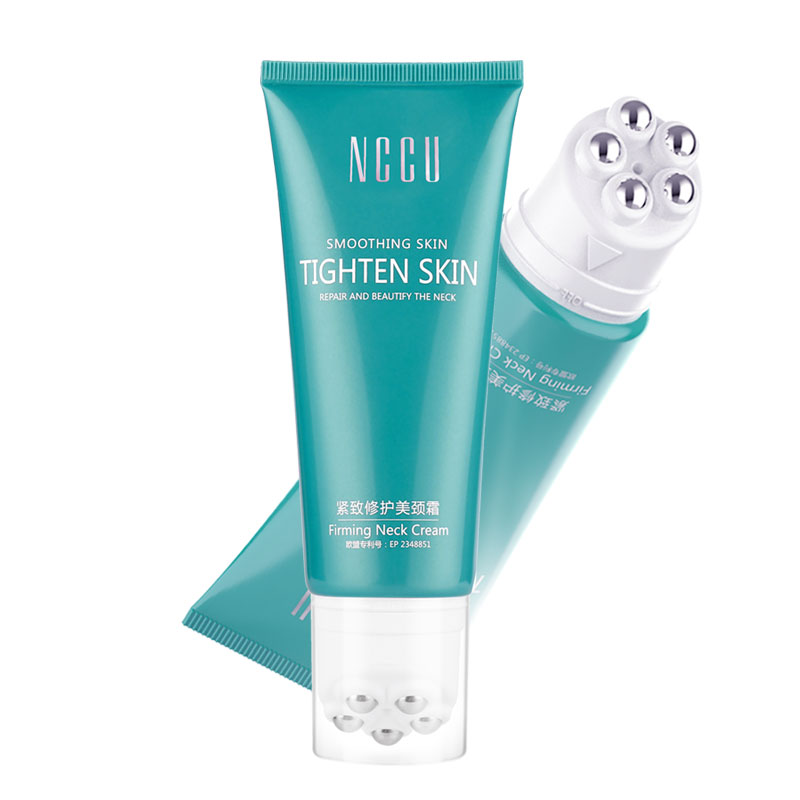 nccu旗舰店香港NCCU滚珠美颈霜去淡化颈纹提拉紧致颈膜滚轮按摩颈部护理脖子3