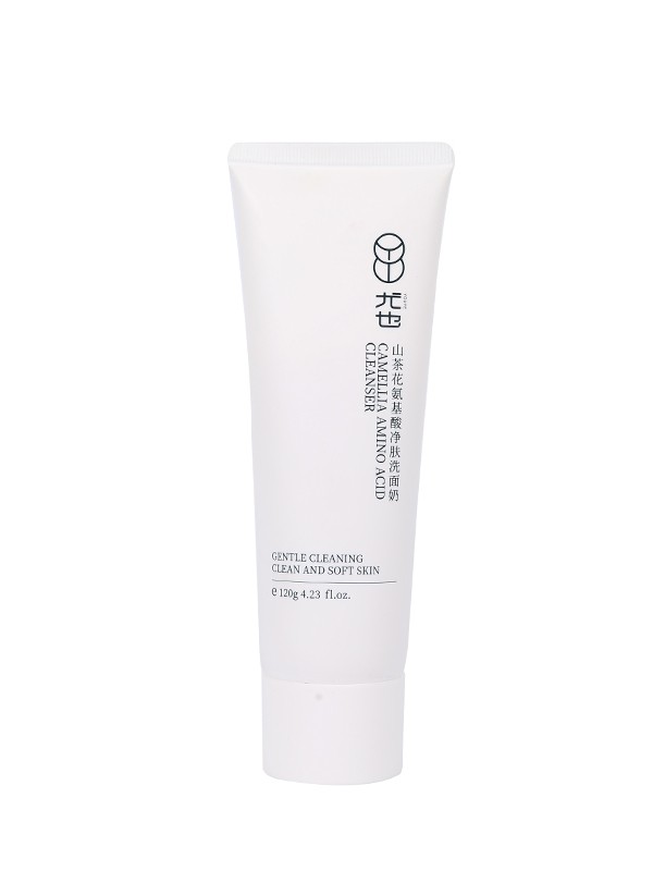 尤也山茶花氨基酸女清洁毛孔洗面奶 尤也洁面