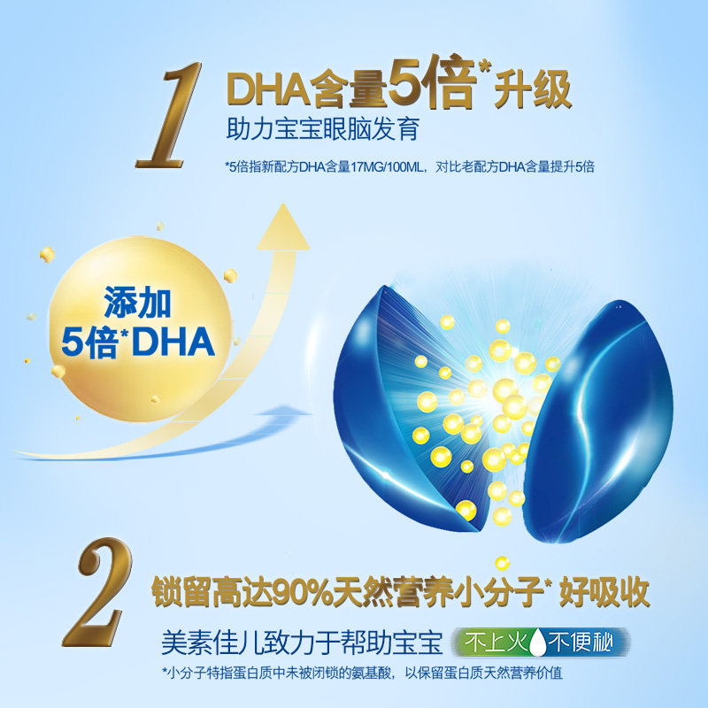 荷兰版美素佳儿3段800g/罐奶粉 金领海外婴幼儿牛奶粉