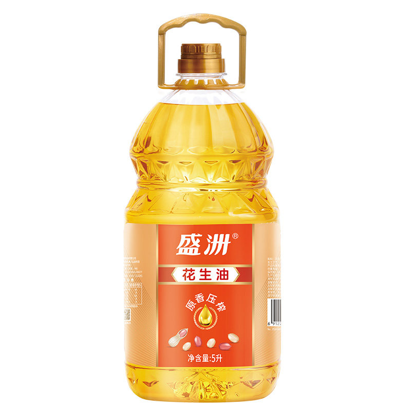 盛洲原香压榨花生油5L 物理压榨食用油花生油家用桶装瓶装油正品,淘宝优惠券,粉丝福利购,淘宝优惠卷