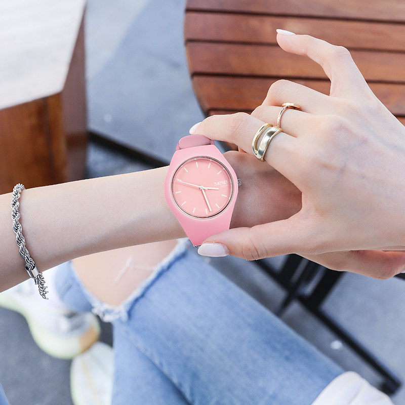 女款学生潮流休闲小众轻奢气质手表 莱宾吉国产腕表