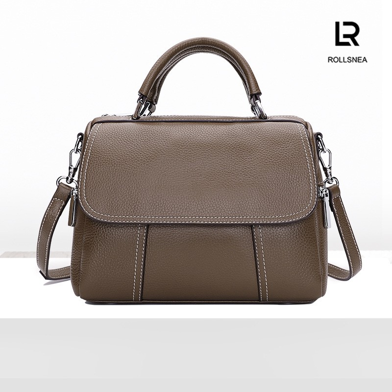 rollsnea新款mini中号真皮波士顿包 劳斯尼亚女士包袋