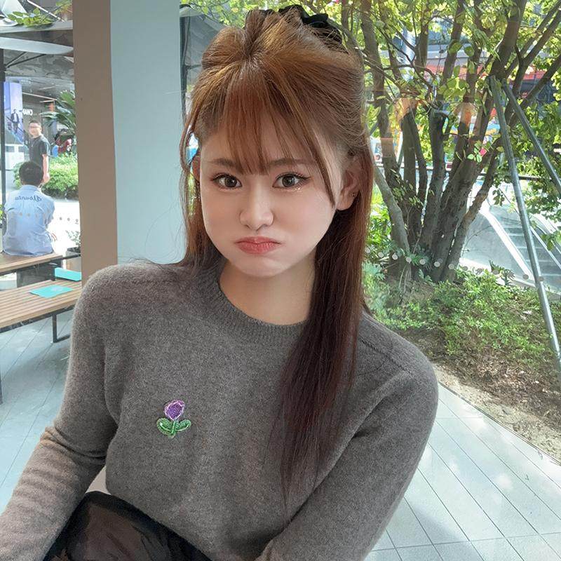 绵羊毛衫欧货精品重工2025秋冬圆领打底衫一体无缝毛衣针织衫女,淘宝优惠券,粉丝福利购,淘宝优惠卷