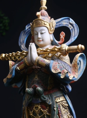 神像佛像订制韦陀菩萨木雕订做风景山水人物动物木雕订制学生作业