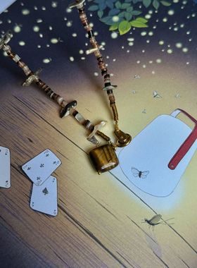 「野蛮生长」自然系艺术中古感贝壳天然石原创串珠饰品