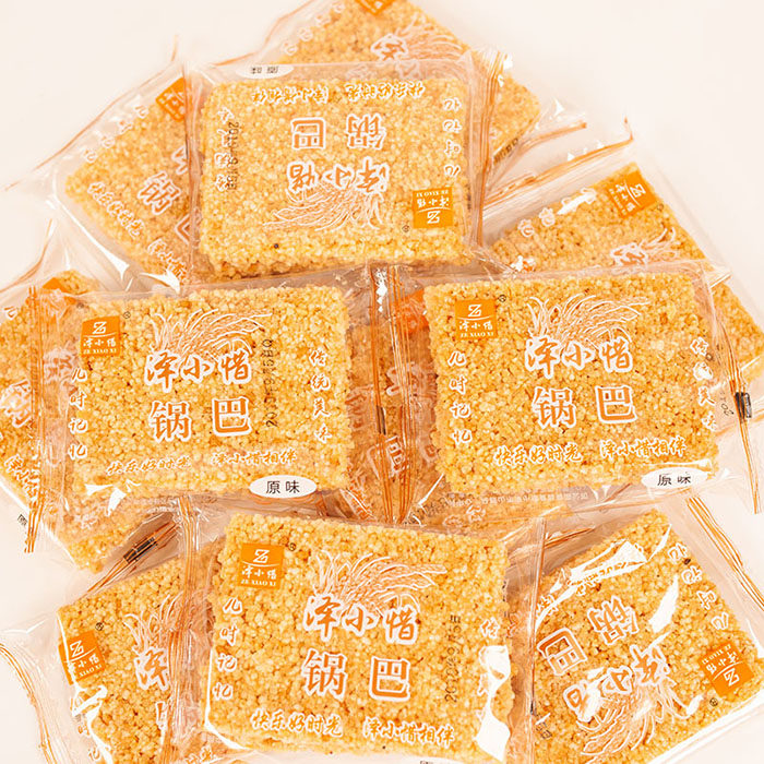 小糯米传统手工制作休闲安徽锅巴 泽小惜食品膨化食品