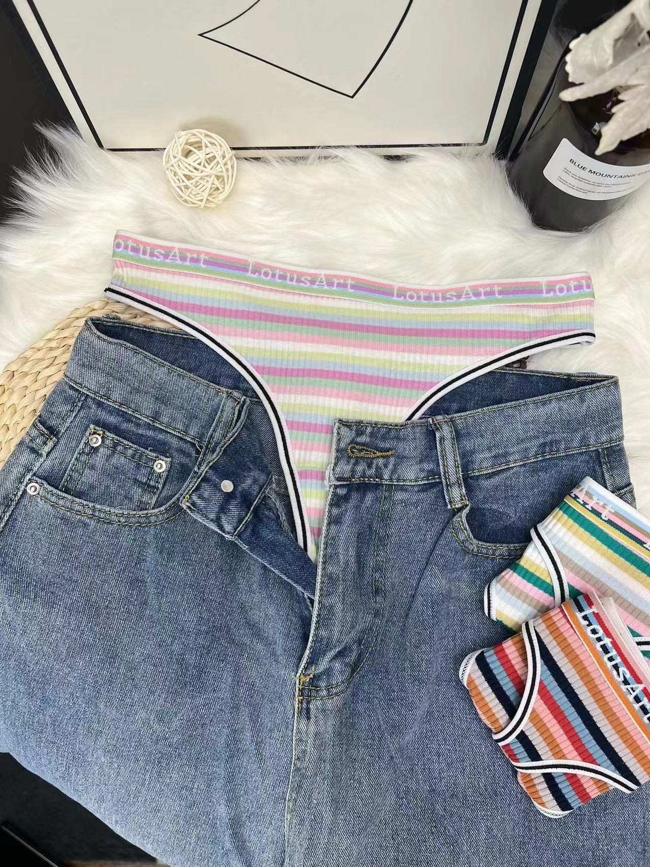 欧美性感条纹内裤女纯棉透气运动健身瑜伽无痕t裤女士丁字裤女内,淘宝优惠券,粉丝福利购,淘宝优惠卷