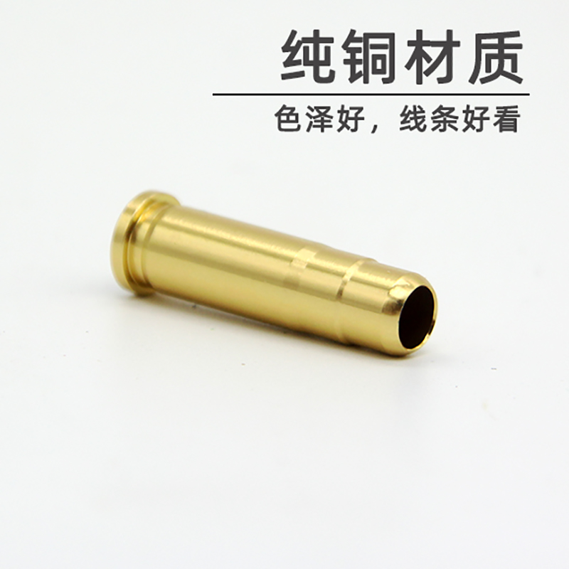 智搏小月亮左轮玩具枪配件R8ZP5软弹枪合金配件铜弹壳夹弹器357-图0