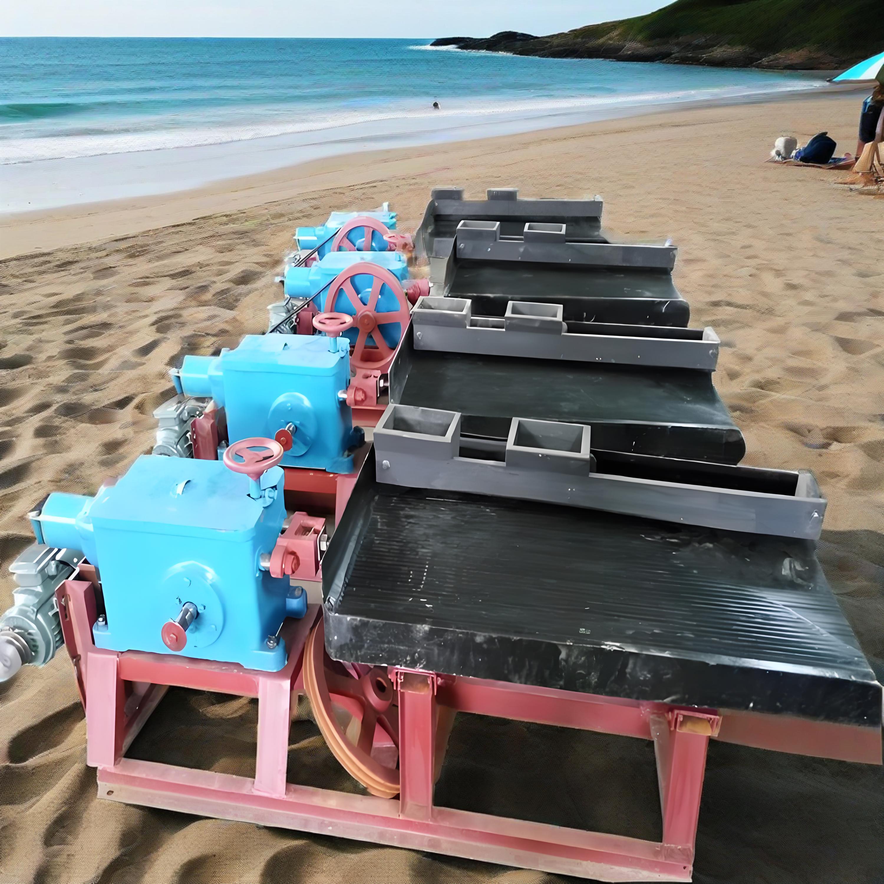 江西6S玻璃钢选矿摇床铜米炉渣沙金坞锡锰矿分离小摇床淘金设备 - 图2