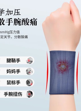 护手腕防扭伤腱鞘鼠标手妈妈手关节疼痛劳损保暖固定男女运动腕带