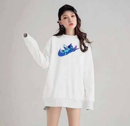 绒莉姿新款男女同款韩版宽松风卫衣 绒莉姿卫衣/绒衫