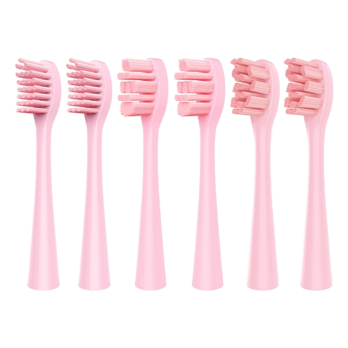 Сменная универсальная профессиональная розовая мягкая зубная щетка
