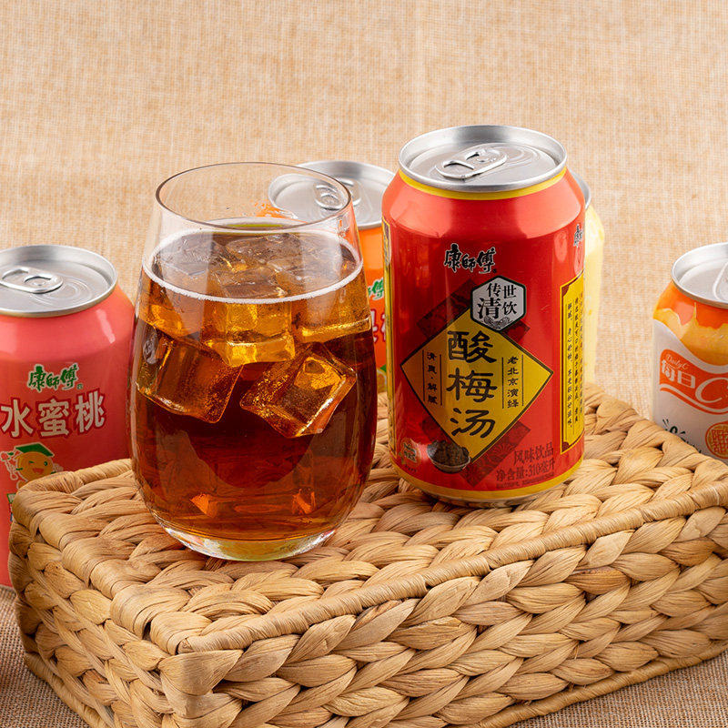 康师傅310ml*8罐柚子果味冰红茶 康辉正弘食品茶饮料