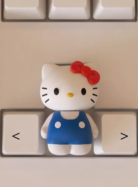 2026新款送女生可爱生日礼物HelloKitty适用办公十字轴键盘帽摆件