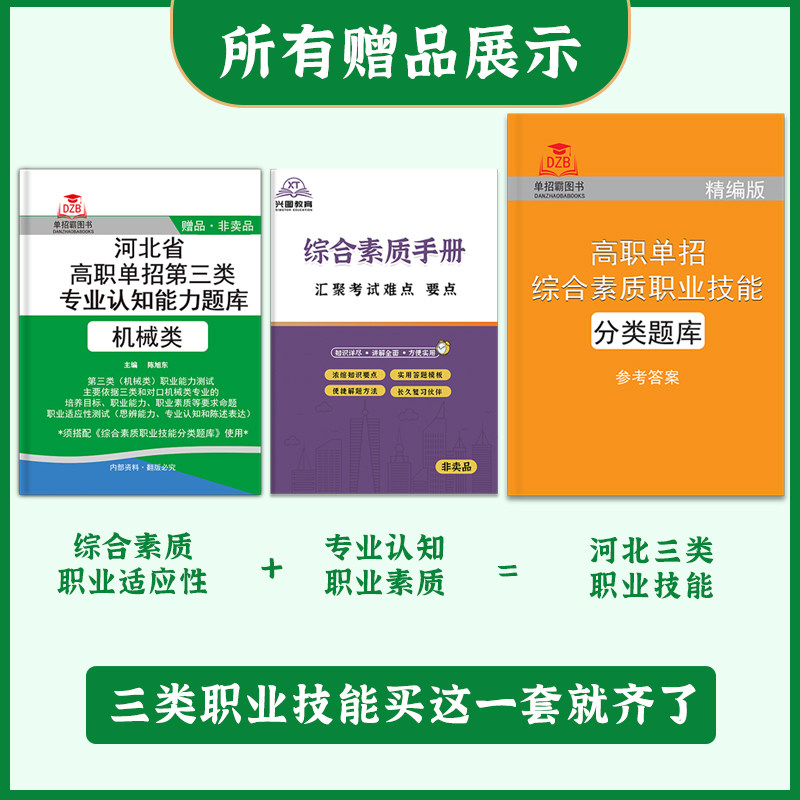 2023年河北省高职单招第三大类考试职业技能倾向性测试模拟试卷职业技能考试根据考试三类机械类装备制造等涉及专业单招考试大纲编
