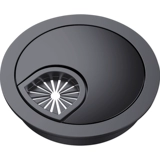 Компьютерный настольный компьютер открытый отверстие обложка на стойке офиса покрывает полость перекрестной коробки.