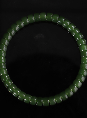 碧玉直切手串直径6mm单圈手链
