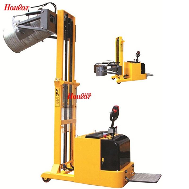 现货全电动油桶堆高车翻转车平衡式圆桶搬运车油桶倒料车YL420 - 图3