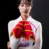 Носовой платок цветы взрослые танцы пара специальных платковых квадратных танцев на северо -восток скручивание восьмиугольных платок янга