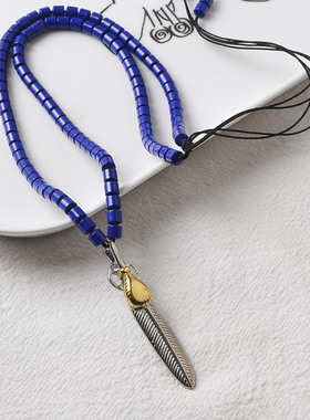 天天向上王一博同款肖战羽毛吊坠