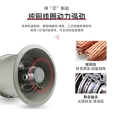 Взрыва Yikai -Вентилятор -потоковой вентилятор вала 220V380 Вольт промышленности CBF -тип центробежный басовый вентилятор.