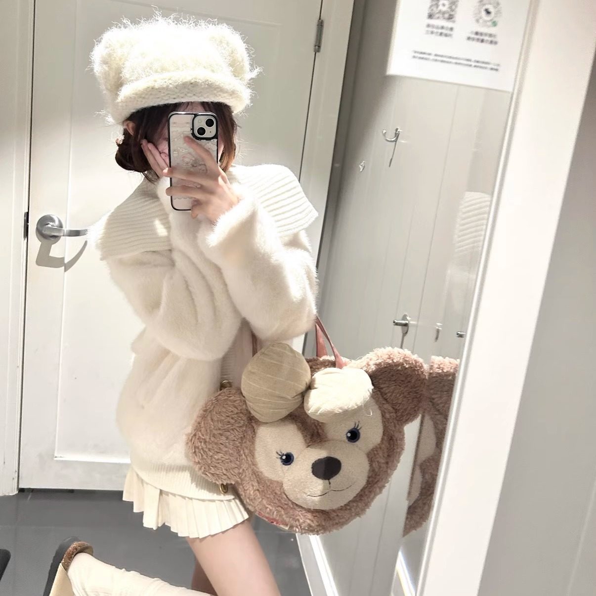 韩系可爱甜美软糯大翻领仿皮草毛毛外套女秋冬新款气质高级感上衣,淘宝优惠券,粉丝福利购,淘宝优惠卷