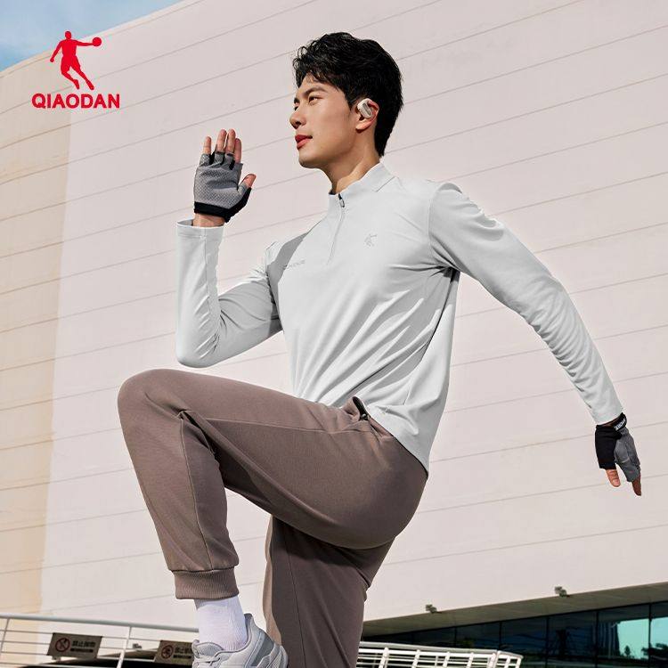 乔丹长袖T恤衫男2025秋季透气吸汗综训针织运动上衣QDETL3254437,淘宝优惠券,粉丝福利购,淘宝优惠卷