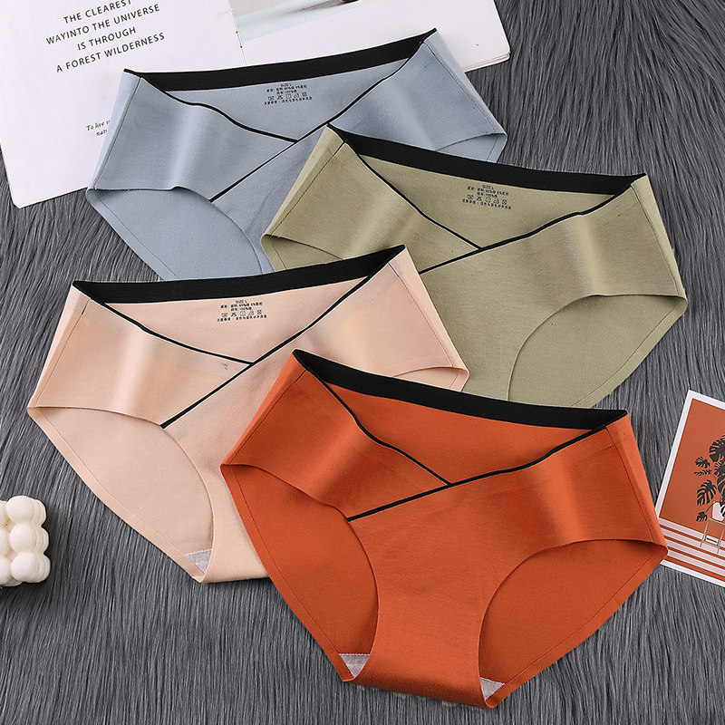 孕妇内裤女纯棉裆抗菌低腰无痕 福奇熊内裤