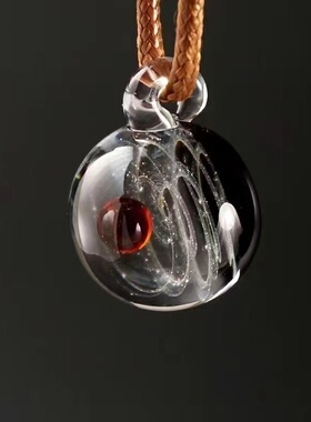 淄博琉璃宇宙玻璃星空球吊坠情侣创意七夕情人节爆款礼物不掉色