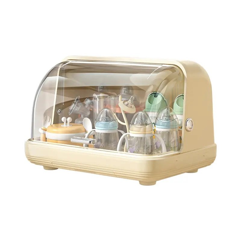 家用防尘带盖婴儿奶瓶收纳盒水杯茶杯沥水置物架厨房碗筷储物箱子,淘宝优惠券,粉丝福利购,淘宝优惠卷